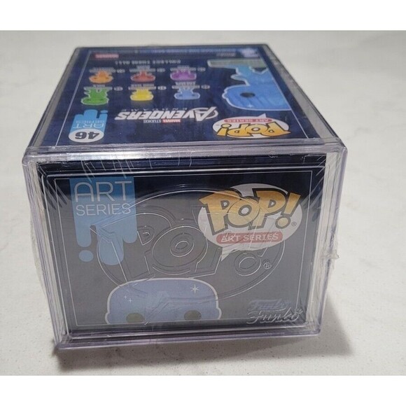 Funko Pop! #46 Artist Series Marvel Captain America SEALED w POP! PROTECTOR RARE - Picture 10 of 11